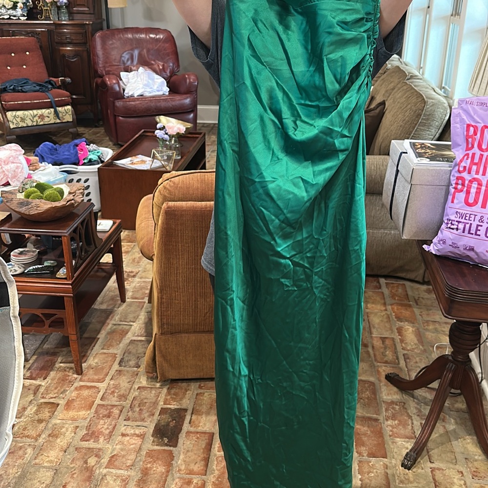 Lulu's Green Maxi Dress